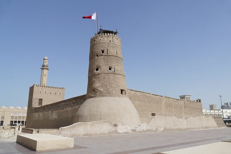 מבצר בעיר העתיקה בדובאי